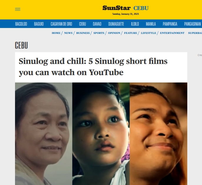 GASA - 5 Sinulog Short films you can watch on youtube