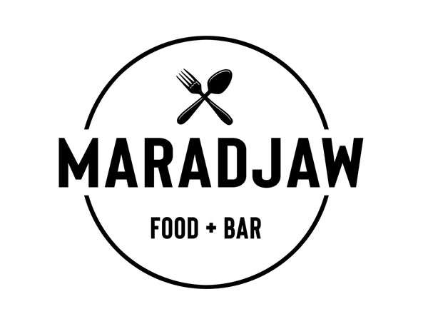 maradjaw restaurant logo design
