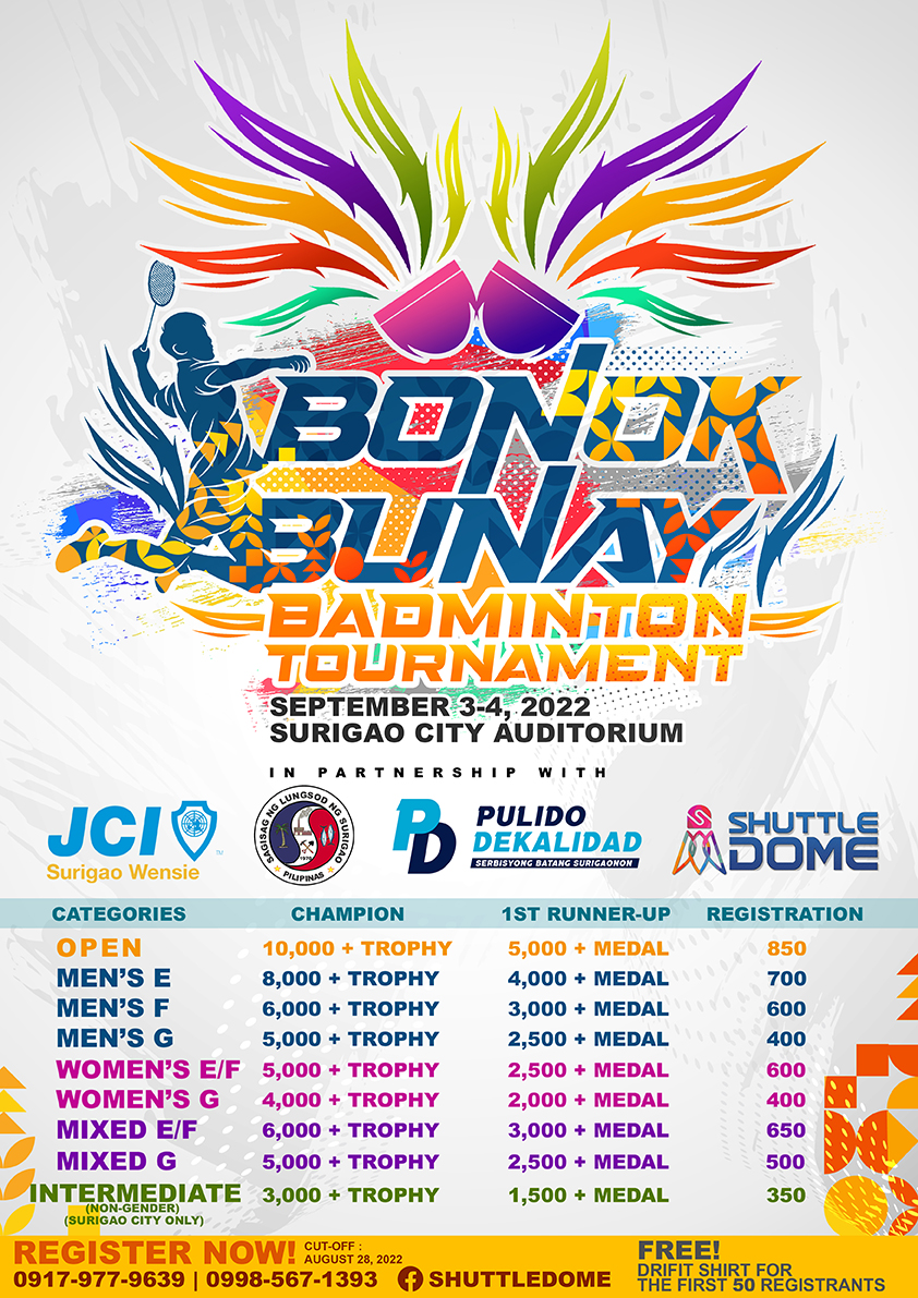 1st Bonok-Bonok Badminton Tournament Surigao
